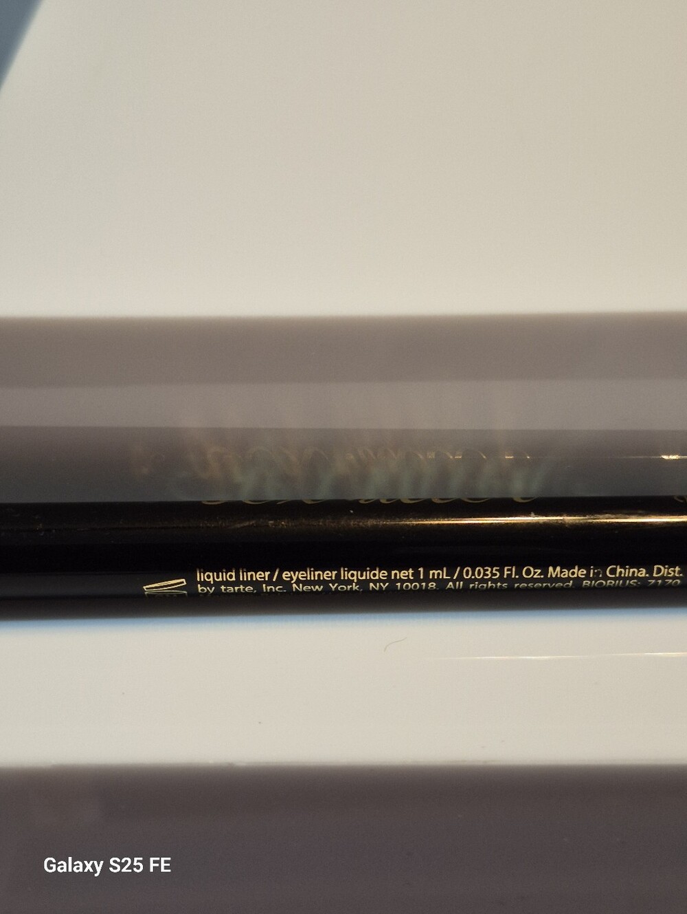 Tarte Sex Kitten Liquid Eyeliner: Black, .035oz (Travel Size), NWOB - Picture 3 of 9